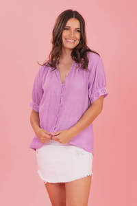 Sale: Charlo Zara Top Lilac