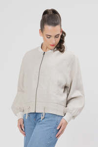 Jackets Jumpers Coats Vests: Seeking Lola Keen Jacket - Oatmeal