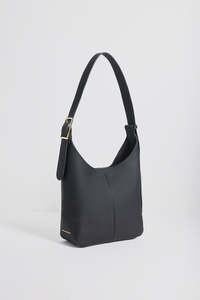 Among the Brave Soho Leather Bucket Bag - Black