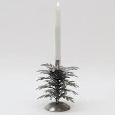 Christmas: Le Forge Vienna Single Candle Holder Silver 20cm