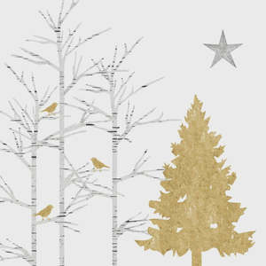 Image Gallery Napkins - Mystic Tree Gold