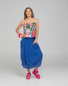 Boom Shankar Guru Skirt - Blue
