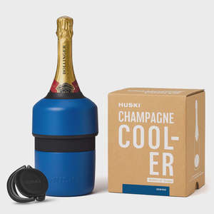 Accessories: Huski Champagne Cooler - Ocean Blue