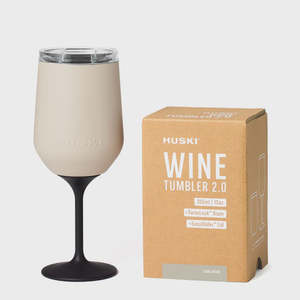 Accessories: Huski Wine Tumbler 2.0 - Sand Beige
