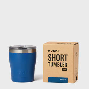 Accessories: Huski Short Tumbler - Ocean Blue