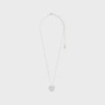 Jewellery: Pilgrim Dune Recycled Crystal Necklace - Silver Plated