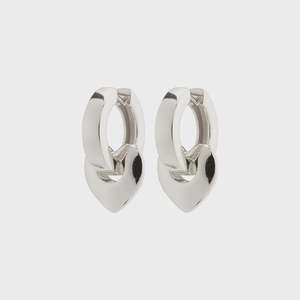 Pilgrim Earrings Iokaste Recycled Chunky Hoops - Silver Plated