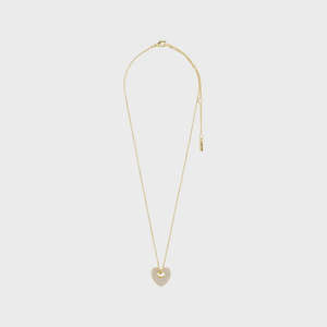 Pilgrim Dune Recycled Crystal Necklace - Gold Plated