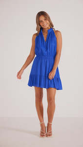 Minkpink: MinkPink Kameo Mini Dress Cobalt