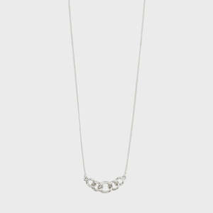 Pilgrim Jewellery: Pilgrim Wrenley Recycled Necklace - Silver Plated