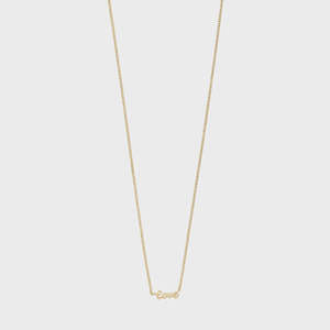 Pilgrim Love Recycled Necklace - Gold Plated