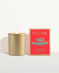 Ecoya Mini Goldie Candle Holiday Collection - Chilli Strawberry