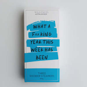 Ha Naturally Shower Steamers Pack of 3 - What a Fxxking Year