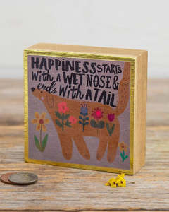 Artisanal Tiny Block Keepsake - Happiness Star