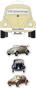 Artisanal VW Bettle Magnet 3 pc Set in Blister Pack - Classic