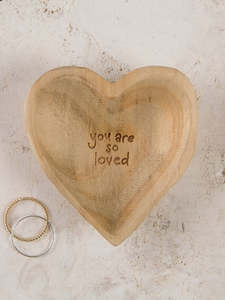 Artisanal Natural Life: Artisanal Wooden Heat Trinket Jewellry Dish