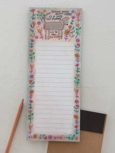 Artisanal Magnetic Notepad - Behind Every Strong Women