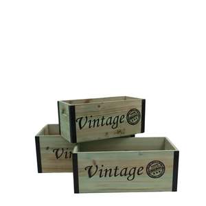 Le Monde Wooen Vintage Boxes - Set of 3