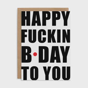 Defamations: Defamations Card - Happy F**king B.day