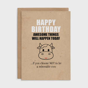 Defamations Card - HBD Awesome things