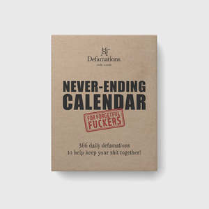 Defamations: Defamations Never-Ending Calendar - Kraft