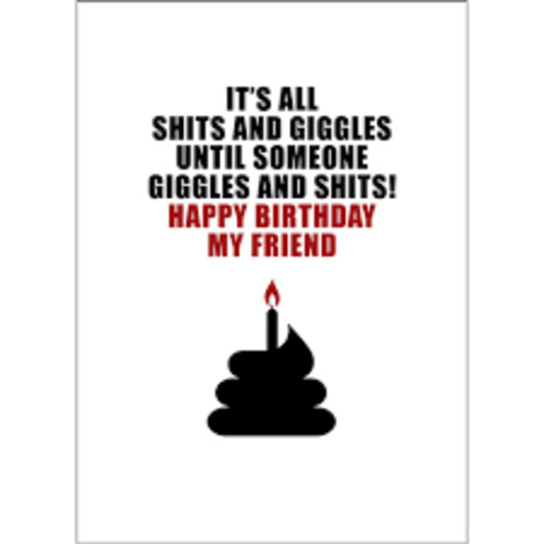 Defamations Card It's all Shits & Giggles