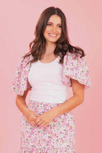 Charlo: Charlo Aubree T-Shirt - Floral