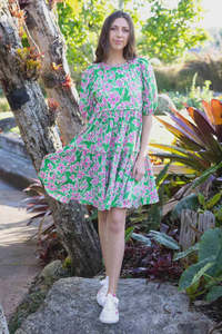 Charlo Jordyn Dress - Pink/Green