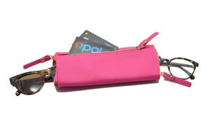 On The Nose: On the Nose Double Glasses Case - Pink