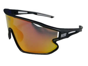 Moana Road Sunglasses Roadsters Black with Orange Lens