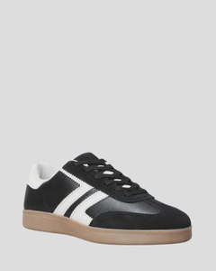 Le Sansa Jasper Sneaker - Black/White