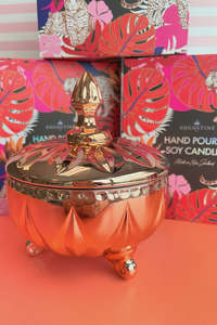 Augustine Candles: Augustine Scented Candle - Rose Gold Coffee & Whiskey