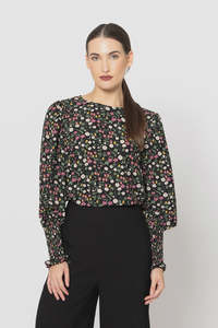 Seeking Lola: Seeking Lola Timely Top - Strawberry Field