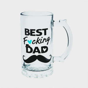 Carolina Best F*cking Dad Beer Stein