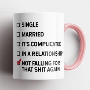 Disrupted Industries Mug Relationship Options Pink