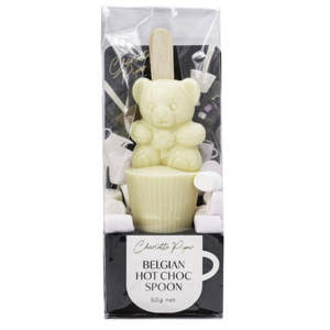 Herb & Spice White Chocolate Spoon - Teddy