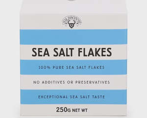 Herb Spice: Herb & Spice Sea Salt Flakes Cube Box 250g