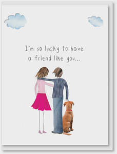 Icandy Cards: icandy Card I'm so lucky to have a friend like you....
