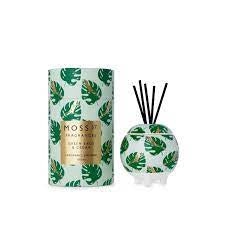 Moss St: Moss St. Ceramic Diffuser Green Sage & Cedar 100ml