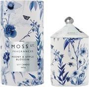 Moss St: Moss St. Ceramic Mini Candle 100g - Peony & Apple Blossom