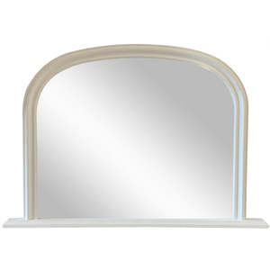 RFA Bordeaux Mantle Mirror White