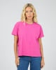 All About Eve: All About Eve Washed Tee - Fuschia