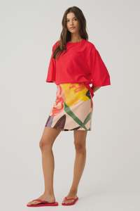 Cartel Willow: Cartel & Willow Solana Tee - Mandarin