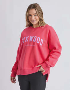 Foxwood Interval Crew - Raspberry with Neon Lilac