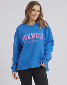 Foxwood Interval Crew - Cobalt/Neon Pink