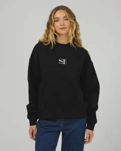 Silent Theory: Silent Theory Silent Luxe Crew - Black