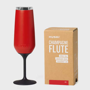 Huski Champagne Flute - Red (Limited Release)