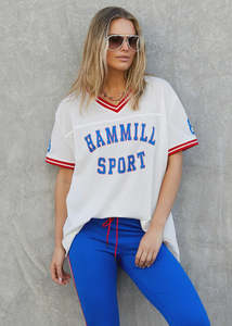 Hammill: Hammill & Co Sport Mesh Tee - White