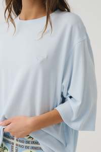 Cartel & Willow Solana Tee - Ice Blue