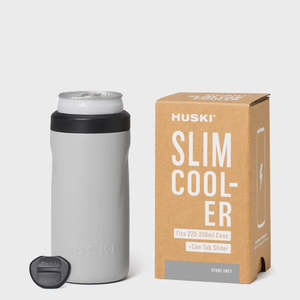 Huski: Huski Slim Can Cooler - Stone Grey